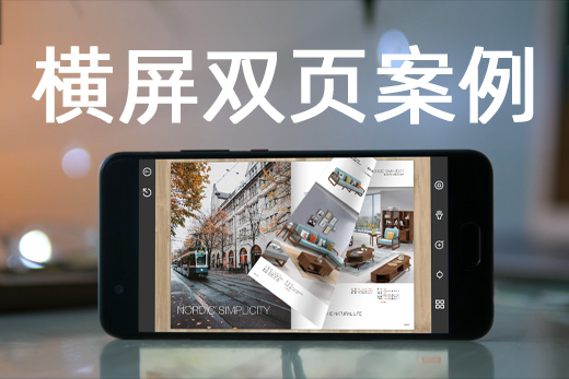 手机横屏竖版双页模式